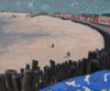 Voir Plage de Saint Malo - 10F (55 x 46) - huile sur toile